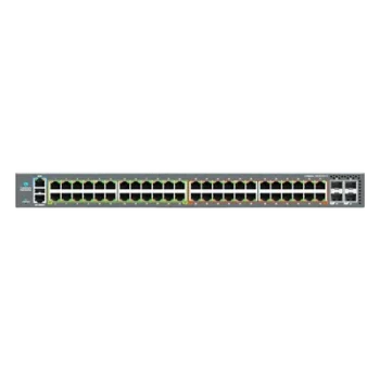 Switch Empresarial / Cloud-Managed / Layer 2-3 / 48 Puertos Gigabit / 6 Puertos SFP28 25G / PoE++ 90W / Dual Power CRPS / 420 Gbps Throughput