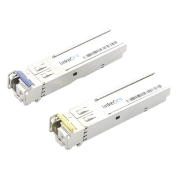 Transceptores Ópticos Industriales Bidireccionales SFP+ / Monomodo 1270 & 1330 nm / 10 Gbps / LC/UPC Simplex / DDM / 60 km / 196.85 ft / 2 Piezas