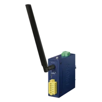 Controlador de Nodo Industrial / LoRaWAN Clase C / 2 E/S Digitales / IP30 / -40 a 75°C / 9-48 VDC y 24 VAC