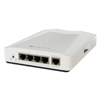 Switch Ethernet / 4 puertos 10Gbps / 1 puerto 1Gbps / Montaje pared o Riel DIN / Sin ventilador