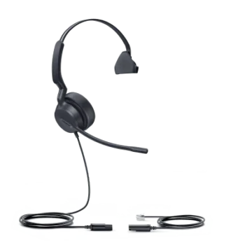 Diadema Analógica / Conexión QD a RJ9 / Micrófono Antiruido / Audio HD de Banda Ancha / ActiveProtection / Brazo 300°