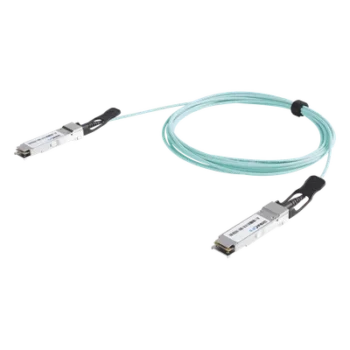 Cable AOC QSFP+ / 40 Gbps / 30 m (98.4 ft) / Fibra Óptica Activa / Conectores de Alta Densidad