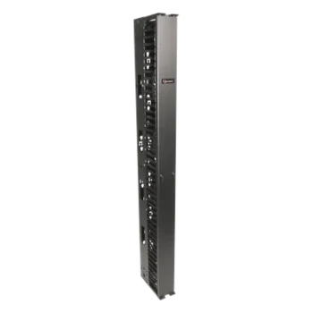 Organizador Vertical Sencillo / 45UR / Acero Laminado en Frío 16AWG / 6in (152mm) Ancho / Alta Densidad