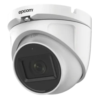 Cámara Domo TURBOHD / 2 Megapixel / Gran Angular 106° / IR 20 m (65.6 ft) / Audio por Coaxitron / IP66 / Metal