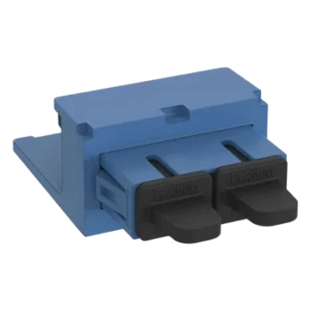Módulo Acoplador / SC Duplex / Fibra Monomodo OS1/OS2 / Mini-Com / Cerámica Zirconia / Azul