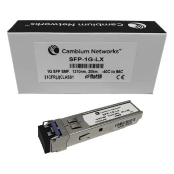 Transceptor MiniGBIC SFP / 1 Gbps / Monomodo / 20 km (65.6 ft) / LC / 1310 nm / Industrial