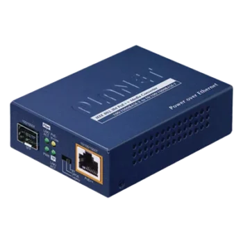 Convertidor de medios PoE++ / 10/100/1000BASE-T / 100/1000BASE-X SFP / 95W 802.3bt / Carcasa metálica / 3.7 x 2.8 x 1.0 pulgadas