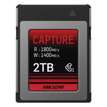 CFexpress Tipo B / 2 TB / 1800 MB/s Lectura / 1600 MB/s Escritura / PCIe Gen 3×2 / 3D TLC NAND