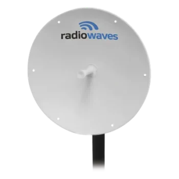Antena Direccional Parabólica / 33 dBi / 5.25-5.85 GHz / 0.9 m (3 ft) / Doble Polarización / 2 Conectores N-Hembra