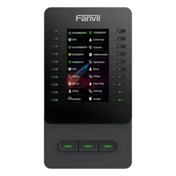 Módulo de Expansión IP / Pantalla Color 4.3 Pulgadas / 60 Teclas DSS Programables / USB Tipo-C / Cascada hasta 4 Unidades / Soporte Ajustable 40° y 45°
