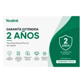 Garantia Extendida de 2 Años para RoomPanel Plus E2 de Yealink