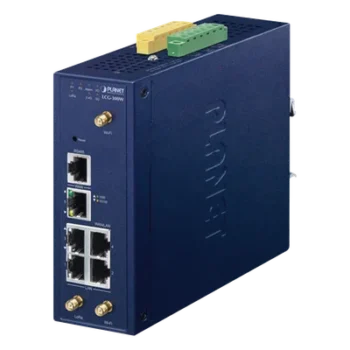 Gateway Industrial LoRaWAN / 5 Puertos 10/100/1000T / 300 Nodos / EU868 US915 AS923 / -45 a 75°C / RS485 Modbus