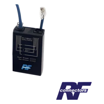 Probador de Cable / Continuidad UTP Cat5 / Batería 9V / 9 Conectores RF / LED Diagnóstico