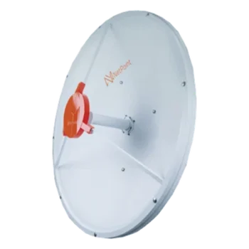 Antena parabólica profunda blindada / 3 ft (0.9 m) / 4.5-5.5 GHz / 34 dBi / SLANT 45° y 90° / Alcance 60 km / N-hembra