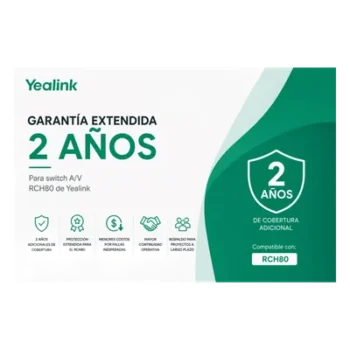Garantia Extendida de 2 Años para Switch RCH80 de Yealink