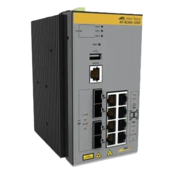 Switch Industrial PoE+ Capa 3 / 8 Puertos Gigabit PoE+ / 4 SFP / Recuperación <50 ms / -40°C a 75°C