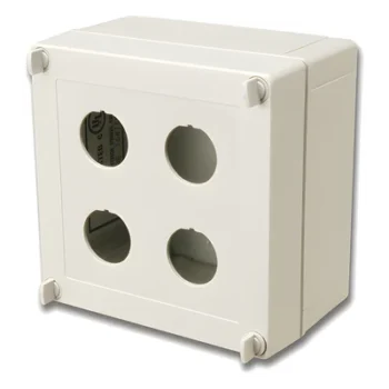 Caja Industrial de Conexión / IP66/IP67 NEMA 4X / 4 Puertos Cobre o Fibra / 48 Fibras / 5.1 x 5.1 x 3.2 in