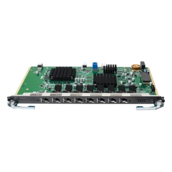 Placa de Servicio / 8 Puertos Combo XGSPON&GPON / 100 Gbit/s Forwarding / Split 1:256 XGSPON / Split 1:128 GPON / 20 Km / 65.6 ft / Hot Swap