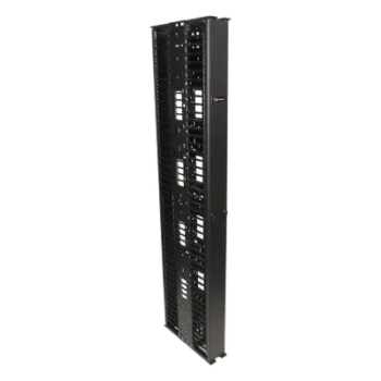 Organizador Vertical Doble / 45UR / Acero 16AWG / 10in (254 mm) / Alta Densidad / 5,616 Cables