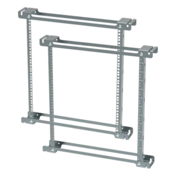 Ángulos de Rack / 19 Pulgadas / 12U / Orificios Roscados / Acero Zinc Plated / 533 mm (21 in) / EIA-310