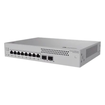 Switch de Acceso Administrable Capa 2+ / 8 Puertos Gigabit / 2 Puertos 10GE SFP+ Uplink / 56 Gbps / 42 Mpps