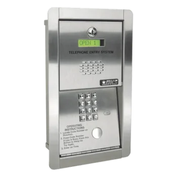 Audioportero telefónico / 600 números / Control 2 puertas / Empotrable / Marcación 16 dígitos / Línea digital o analógica / 16 VAC / 250 mA