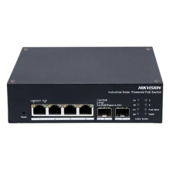 Switch Industrial Administrable / 4 Puertos PoE Gigabit / 1 PoE++ 90W + 3 PoE+ 30W / 2 SFP / 120W Total / 300 m (984 pies) / -40°C a 75°C