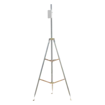 Kit de Montaje Trípode con Mástil / Acero Galvanizado / Altura Total 4.52 m (14.8 ft) / Capacidad 6 kg / Antenas Plato < 25 cm