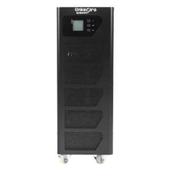 UPS Online Doble Conversión / 6000 VA / Entrada 200 - 240 Vac / Fase Dividida 120V/120V + N / Paralelismo 4 Unidades / Pantalla LCD Táctil 7" / Sin Baterías