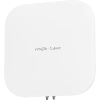 Antena Sectorial 90° / 2 Conectores RF / Tri-banda 2.4/5/6 GHz / Ganancia 11 dBi / Exterior IP55 / Conector RPSMA / Ruijie / Línea Cybrey