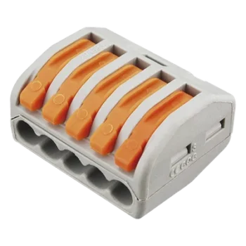Conector de Distribución Eléctrica / 1 Entrada 4 Salidas / 250V 32A / 12AWG-28AWG / 2.6 x 2.1 x 1.5 cm (1.02 x 0.83 x 0.59 in)