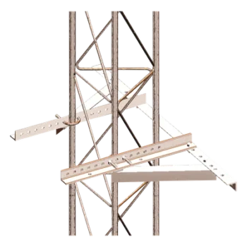 Soporte de Pared para Tramos de Torre / Acero ASTM-A36 Galvanizado / Compatible STZ30G/35G/45G / 0.91 m (3 ft) de Longitud