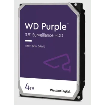 Disco Duro Surveillance / 4 TB / SATA 6 Gb/s / 3.5" / AllFrame / 180 TB Workload Anual / 64 Cámaras HD / 16 Bays