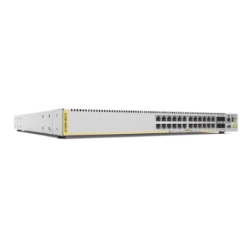 Switch Stackeable Capa 3 / 24 Puertos Gigabit RJ45 / 4 Puertos SFP+ 10G / Fuentes Hot Swap / 128 Gbps / 95.2 Mpps