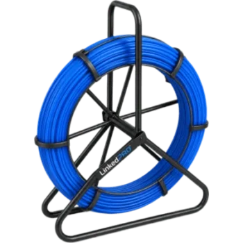Guía de Jalado de Cables Tipo Cobra / Fibra de Vidrio / 9 mm x 150 m (492.1 ft) / No Conductora / HDPE Resistente a UV
