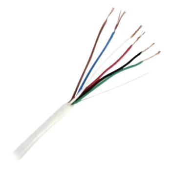 Cable para Control de Acceso / 6x20 AWG / 152 m (500 ft) / Blindado / Riser / Blanco