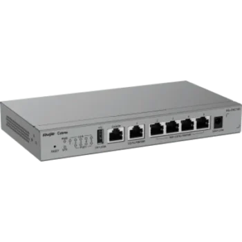 Controlador de Red (CNC) / Todo en Uno AC-Router-Switch PoE / 5 Puertos 2.5G / 4 Puertos PoE+ / Gestión de 32 APs / Capacidad de Reenvío 2 Gbps / Gestión Cloud / Línea Cybrey