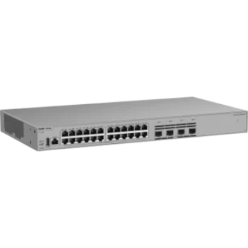 Switch Gigabit PoE+ Gestionable / 24 Puertos 10/100/1000BASE-T PoE+ / 4 Puertos SFP+ 1GE/2.5GE/10GE / Capacidad 128 Gbps / Tasa de Reenvío 95.232 Mpps / PoE Budget 370 W / Protección Sobretensión 10 kV / VSU / Línea Cybrey