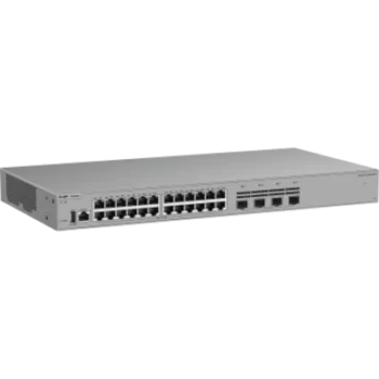 Switch Capa 3 Acceso / 24 Puertos Gigabit / 4 Puertos SFP 2.5GE / Sin PoE / Capacidad 68 Gbps / VSU / Capa 3 OSPF / Ventilador Sin Ventilador / 1 RU / Línea Cybrey