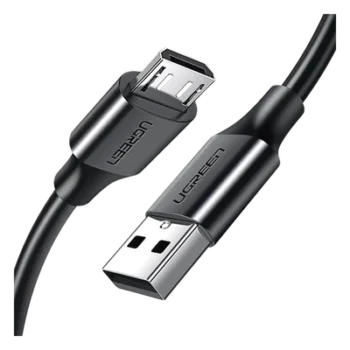 Cable USB-A a Micro USB / 2 Metros (6.56 Pies) / Carga Rápida 18W / USB 2.0 480Mbps / 5,000 Flexiones / Conectores Niquelados