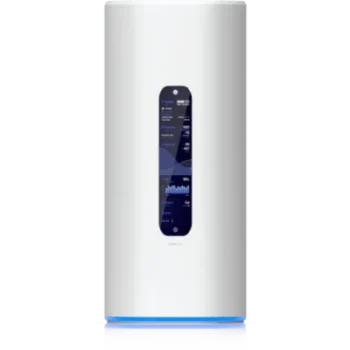 UniFi Dream Router 5G Max Cloud Gateway de Escritorio con Módem 5G Integrado, WiFi 7 Tri-Banda, Switch de 3 Puertos 2.5 GbE con (1) Puerto PoE, WAN (1) 2.5 GbE y (1) 10G SFP+