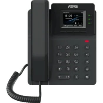 Teléfono IP / 4 Líneas SIP / Pantalla Color 2.4 Pulgadas / Audio HD / Conferencia 6 Vías / PoE 802.3af / Gigabit Ethernet / Compatible EHS