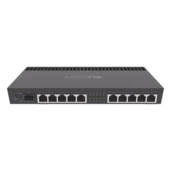 Router / CPU 4 Núcleos ARM / 10 Puertos Gigabit / 1 Puerto SFP+ 10G / 1 GB RAM / Montaje Rack 1U