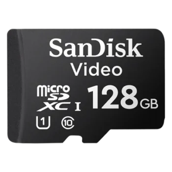 Tarjeta MicroSDXC / 128 GB / Clase 10 / Lectura 80 MB/s / 64 TBW / -25°C a 85°C