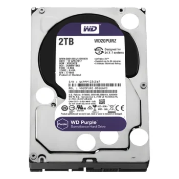 Disco Duro PURPLE de 2TB / 3 AÑOS DE GARANTÍA / Para Videovigilancia
