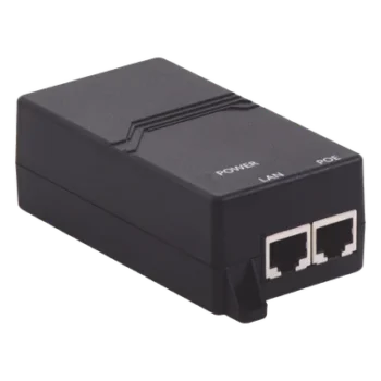 Inyector PoE Pasivo 48vcc Gigabit para APs Grandstream hasta 24W GWN7605, GWN7605LR, GWN7615, GWN7630, GWN7630LR, GWN7660, GWN7660LR y GWN7664.