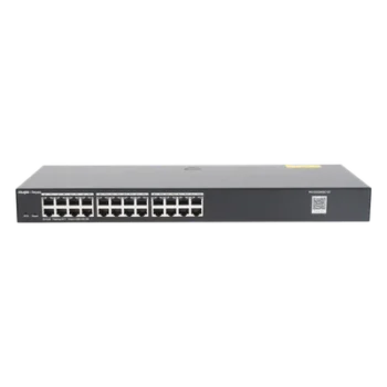 Switch Administrable / 24 Puertos Gigabit / Auto-Negociación / Gestión en la Nube / Montaje Rack / Compatible CCTV