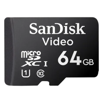 Sandisk Video Ultra SDXC UHS-I/Class 10 MSD SDSDQAS4-064G-BP