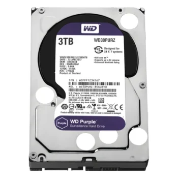 Disco Duro PURPLE de 3TB / 3 AÑOS DE GARANTÍA / Para Videovigilancia