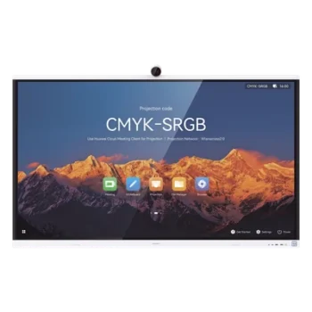 Pantalla Interactiva / 65" / 4K UHD / Wi-Fi 6 / Cámara 4K / BYOM / Altavoz 40W / Micrófono 12 m (39.4 ft)
